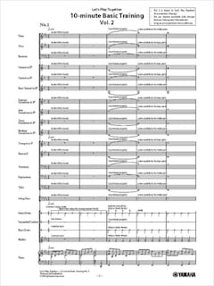 10-minute Basic Training Vol.2 Level: 2 Part sheet / full score