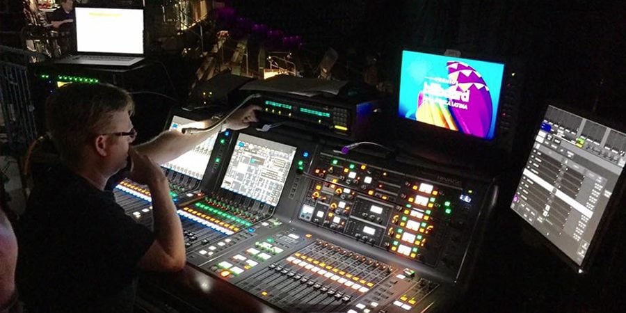Monitor Mixer Uses New Digital Board Supplied by Acoutech