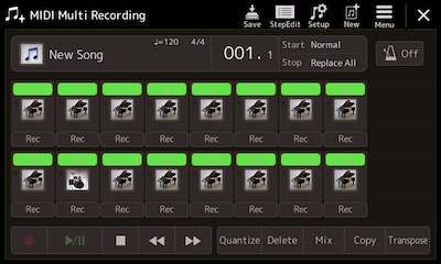 Midi Multi Recording