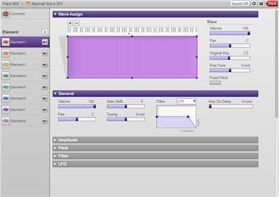 Voice und Drum-Kit Erstellung