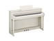 Diagonal side view of the Yamaha Clavinova CLP-835WB