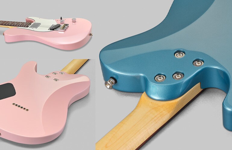 Korpusform der Pacifica SC Professional mit Konturierung für verbesserte Spielbarkeit