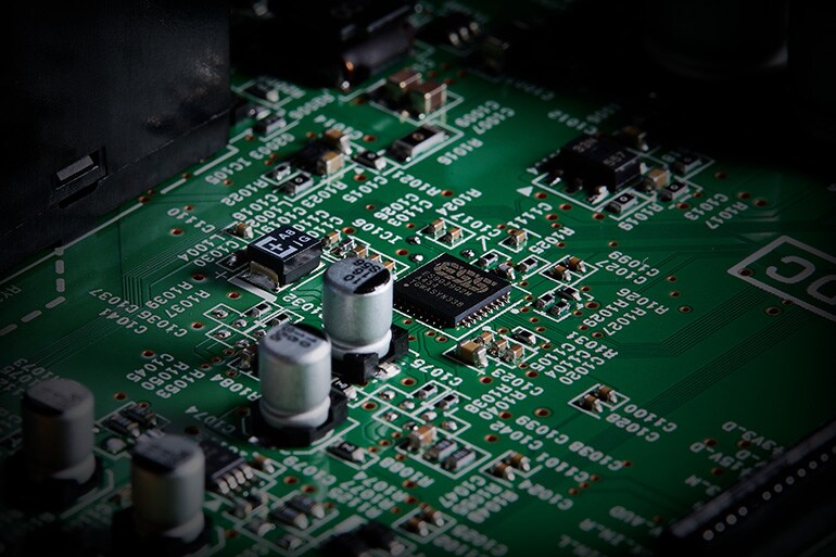 DAC on Pure Ground circuit design on the WXA-70A circuit board