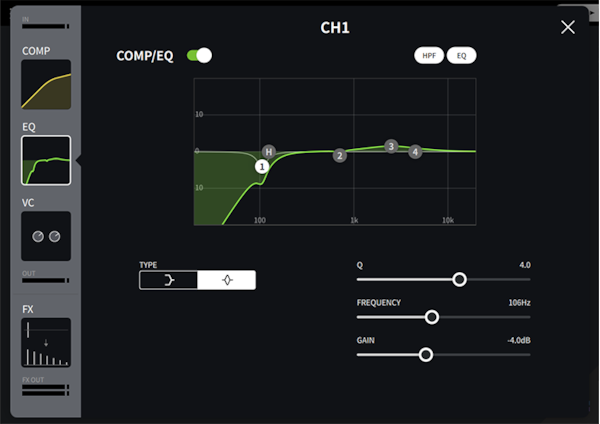 EQ (Parametrischer Equalizer)