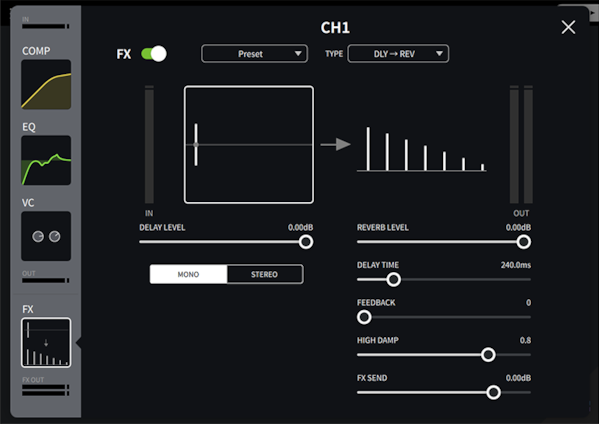 FX (HALL, DELAY)