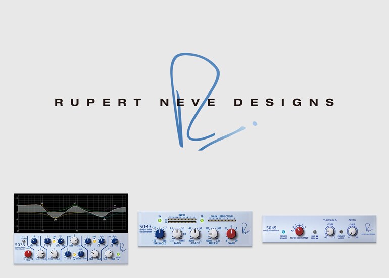 In Zusammenarbeit mit Rupert Neve Designs entwickelte Plug-ins