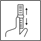 Tonhöhenbeugungs-Rad-Symbol