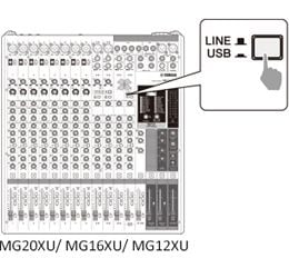 Beim MG20XU/MG16XU/MG12XU