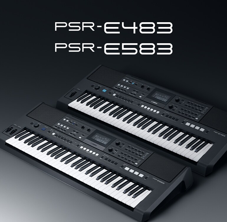 Yamaha Keyboard PSR-E483 und E583.